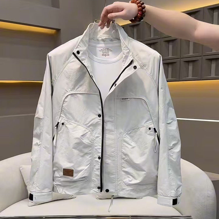 Herren Leichte Übergangsjacke mit funktionalen Taschen Drune