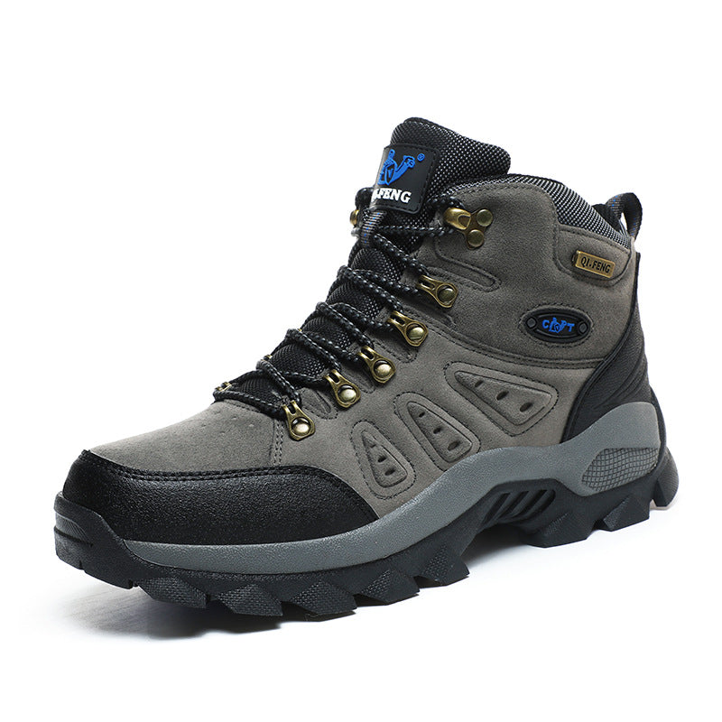 Herren Outdoor-Trekkingstiefel mit rutschfester Sohle und atmungsaktivem Obermaterial Drune