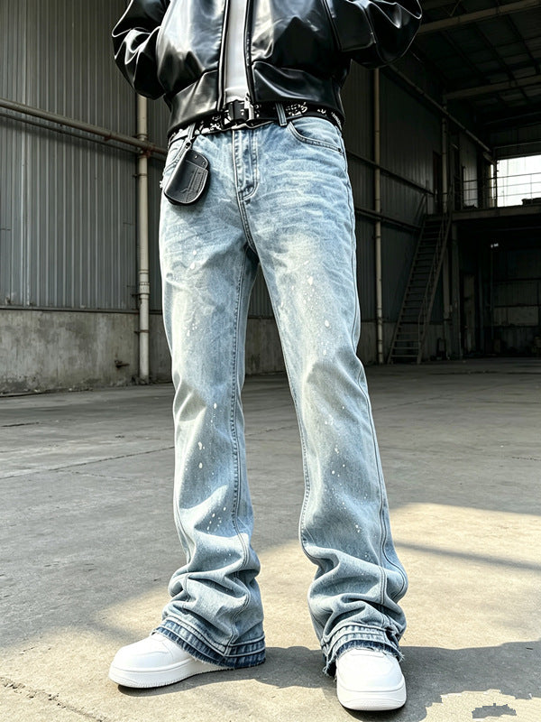 Herren Fließende Jeans Drune