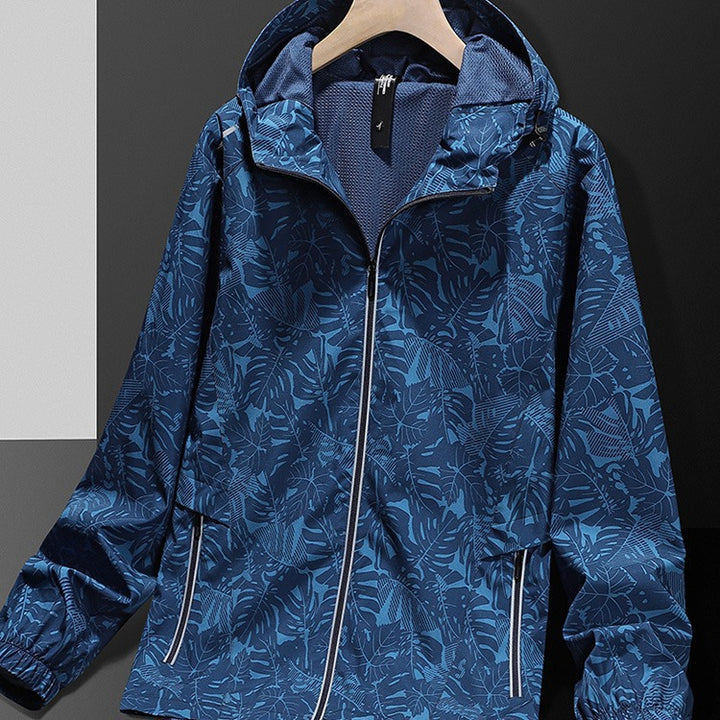 Damen Leichte Regenjacke mit verstellbarem Kapuzenverschluss Drune