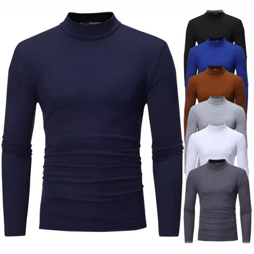 Herren Rollkragenpullover aus weichem Jersey Drune
