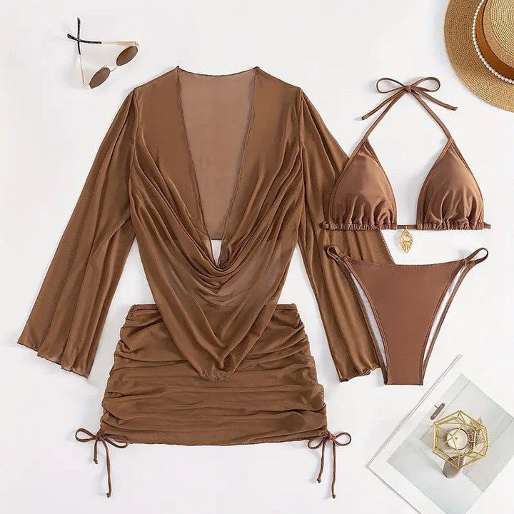 Damen Bikini-Set mit elegantem Wickeloberteil Drune
