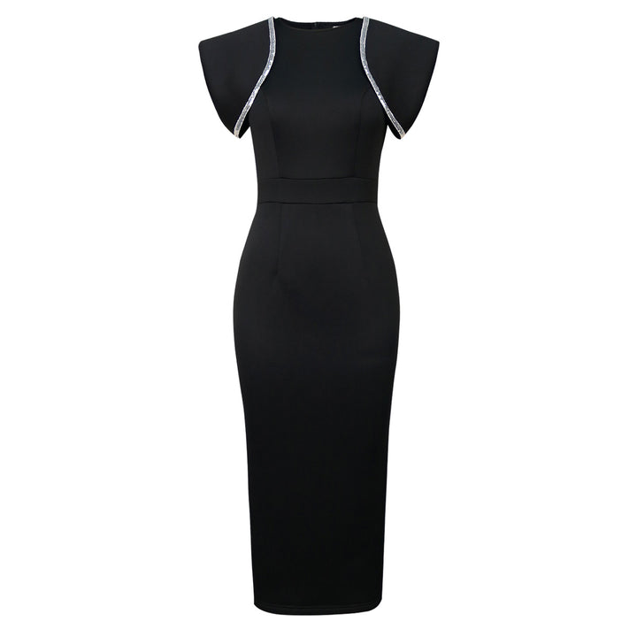 Damen Figurbetontes Kleid mit dekorativem Rüschen-Design Drune