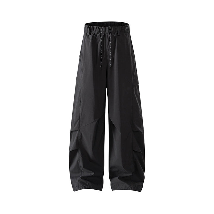Herren Tech-Cargo-Hose aus wind- und wasserabweisendem Nylon mit elastischem Bund & Multifunktionstaschen Drune