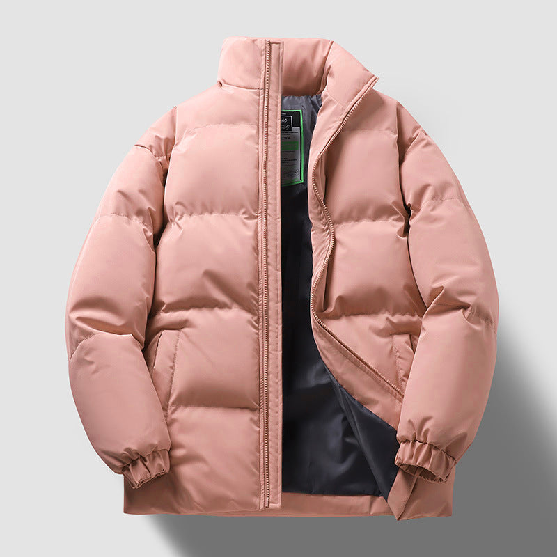 Unisex nan gesteppte Thermo-Steppjacke mit hohem Stehkragen und winddichter Isolationsfüllung Drune