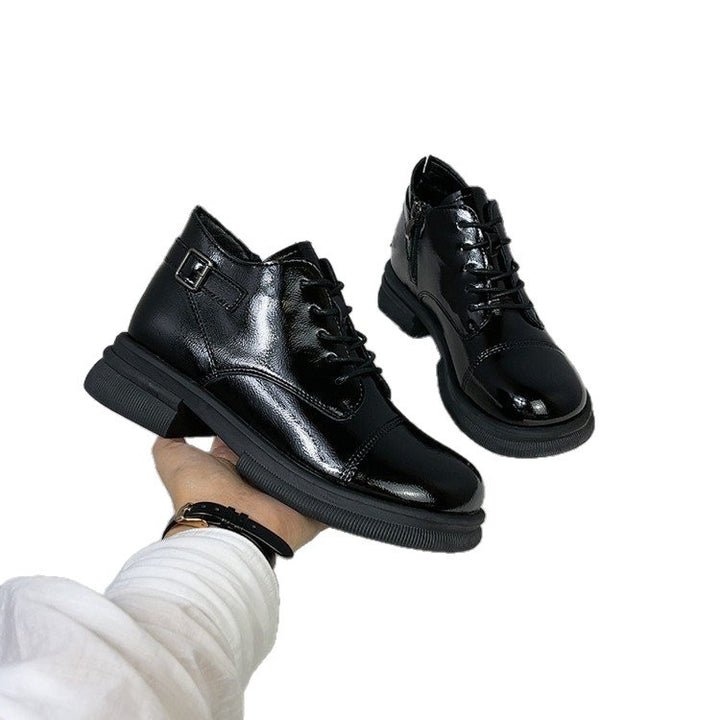Damen Modische und robuste Schnürstiefeletten Drune