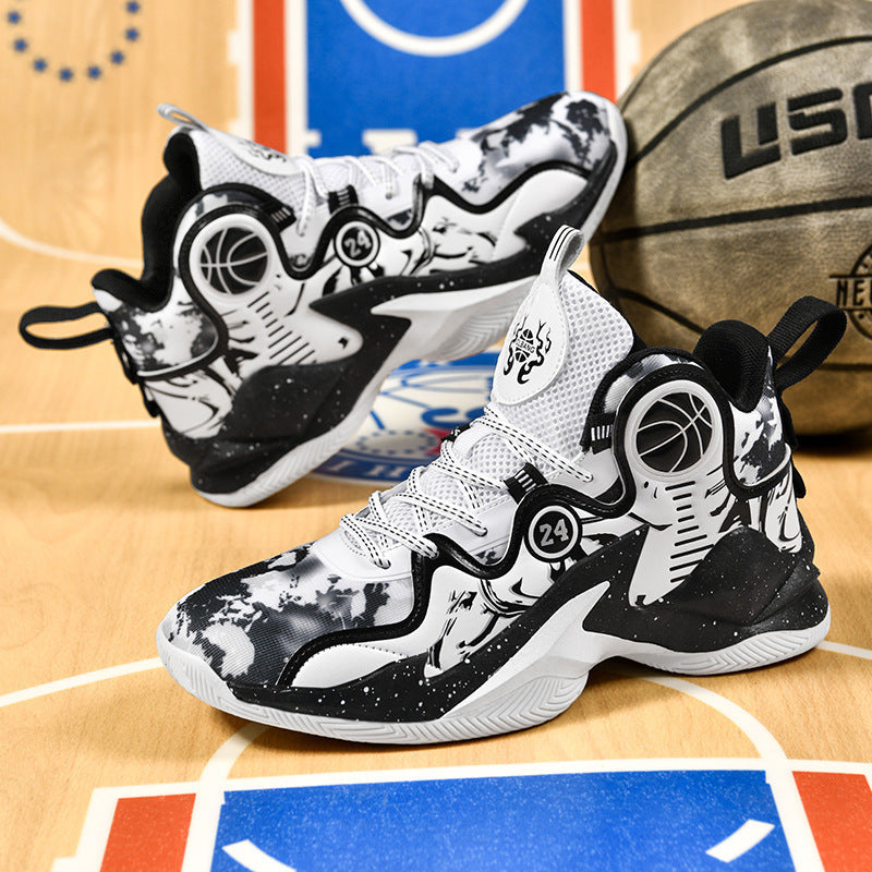 Damen Hochleistungs-Basketball-Sneaker mit atmungsaktivem Mesh-Obermaterial und rutschfester Sohle Drune