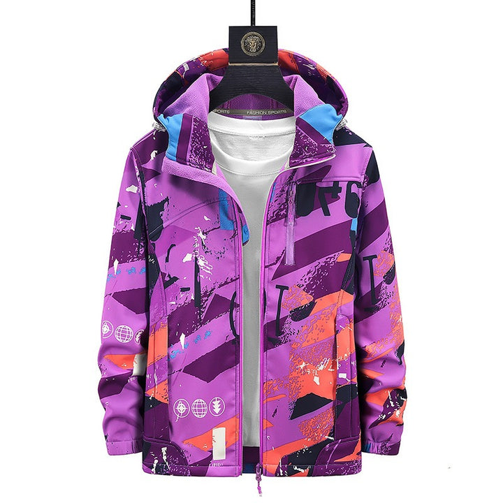 Damen Modische Wind- und Wetterjacke Drune