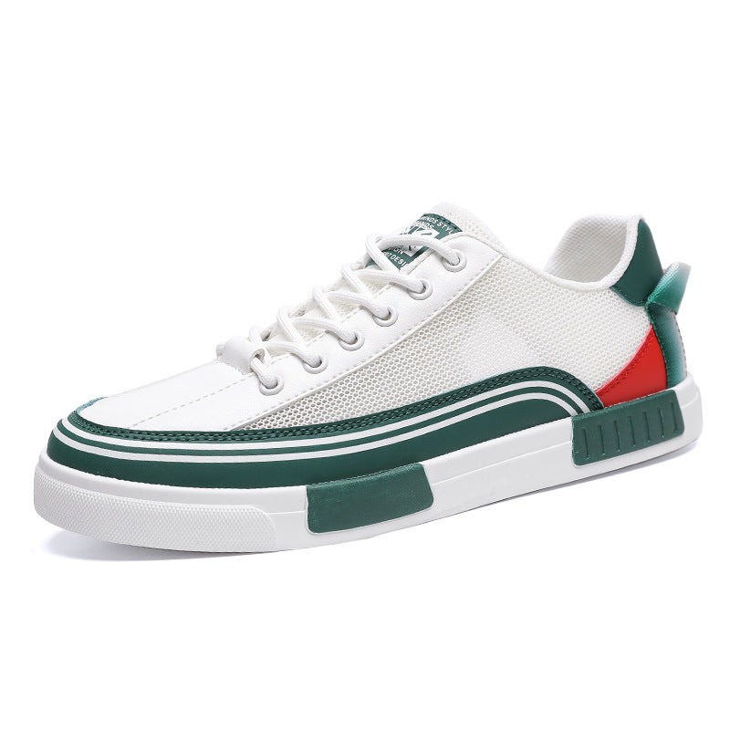 Unisex leichte Retro-Cupsohlen-Sneaker mit atmungsaktivem Mesh, gepolstertem Komfortfußbett und griffiger Gummilaufsohle Drune