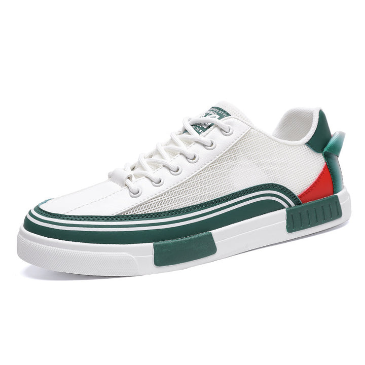 Unisex leichte Retro-Cupsohlen-Sneaker mit atmungsaktivem Mesh, gepolstertem Komfortfußbett und griffiger Gummilaufsohle Drune