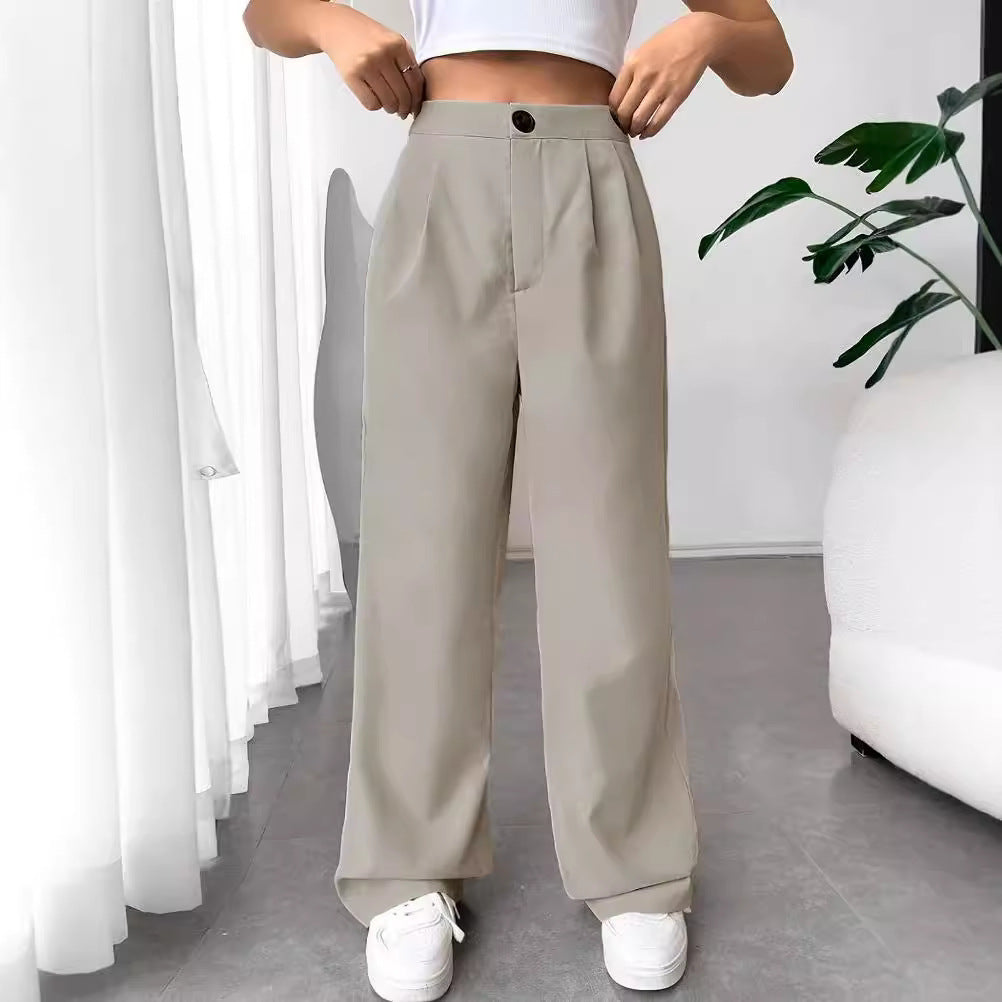 Damen Weite Hosen Drune
