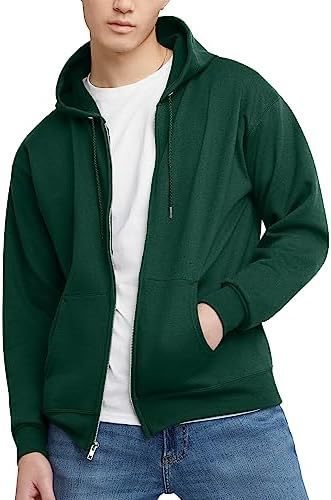 Herren sportlicher Reißverschluss-Hoodie mit seitlichen Taschen Drune
