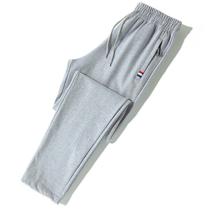 Herren Tapered-Jogginghose mit Tunnelzug, Reißverschlusstasche & Rippbündchen Drune