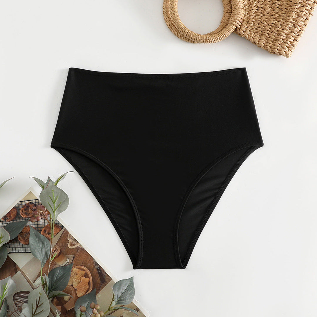 Damen Hoch taillierte Bikini-Hose Drune