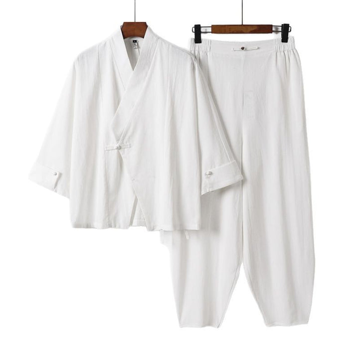 Herren Zen-inspiriertes Kimono-Loungewear-Set Drune