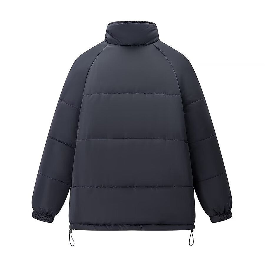 Damen Wattierte Steppjacke mit Stehkragen, Raglanärmeln und verstellbarem Saum Drune