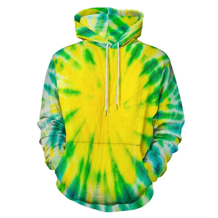 Damen Trendiger Kapuzenpullover mit kreativen Farbverlauf Drune