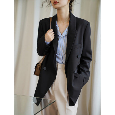 Damen Eleganter doppelter Blazer Drune