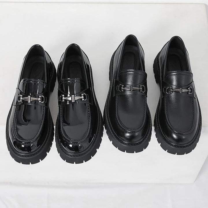 Herren Modische Loafers mit robustem Sohlenprofil und edler Schnallenverzierung Drune