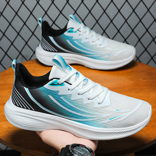 Herren Laufschuhe mit atmungsaktiver Mesh-Oberfläche und stoßdämpfender Sohle Drune
