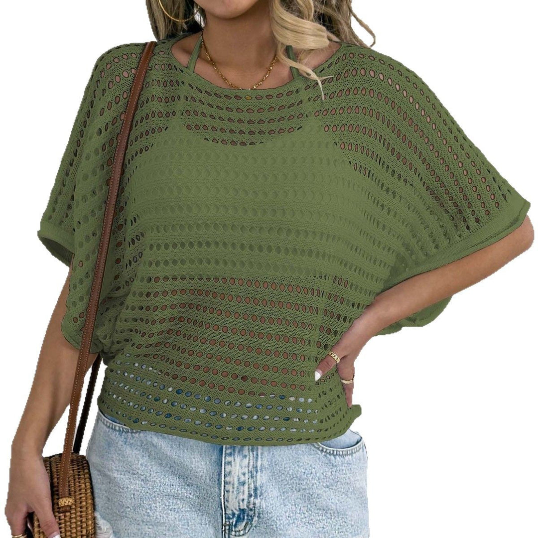 Damen luftiges Netz-T-Shirt Drune