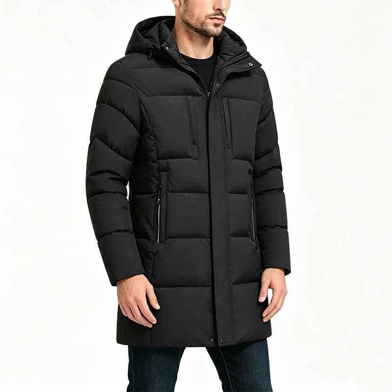 Herren funktionale Kapuzen-Steppjacke Drune