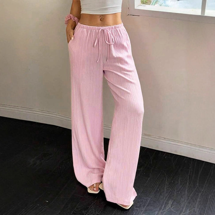 Damen Freizeithose mit elastischem Bund und lockerer Passform Drune