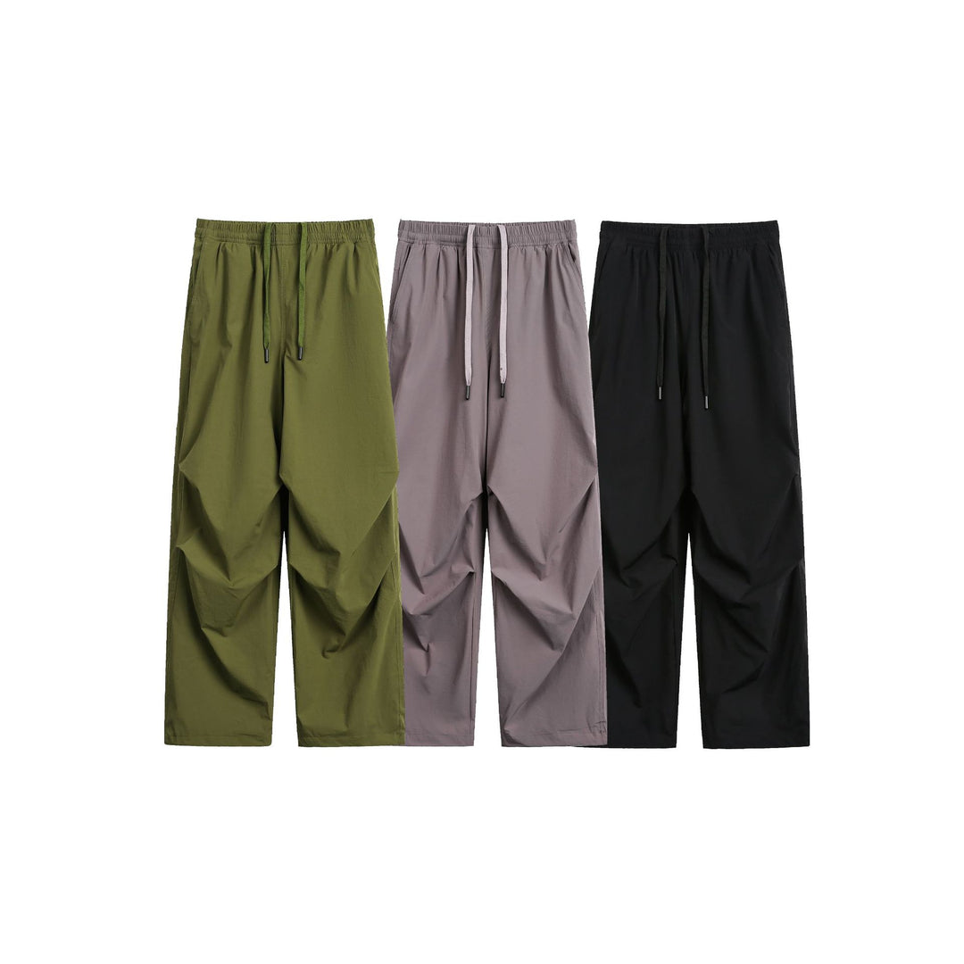 Herren Weite Relaxed‑Cargohose mit elastischem Bund und Tunnelzug Drune