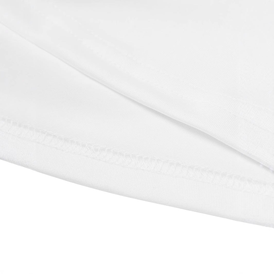 Damen Crop-T-Shirt mit künstlerischem Espresso-Motiv und verspieltem Schriftzug Drune