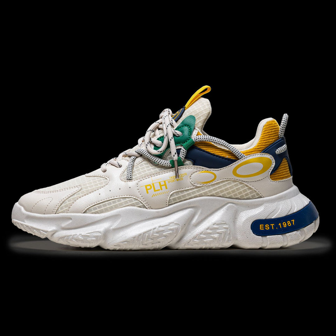 Herren Voluminöser Performance-City-Sneaker mit skulpturaler Plateausohle Drune