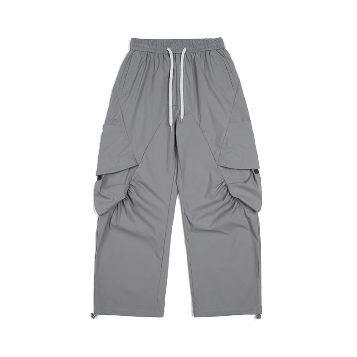Herren Funktionale Cargo‑Hose im Tech‑Nylon mit elastischem Bund und Kordelzug Drune