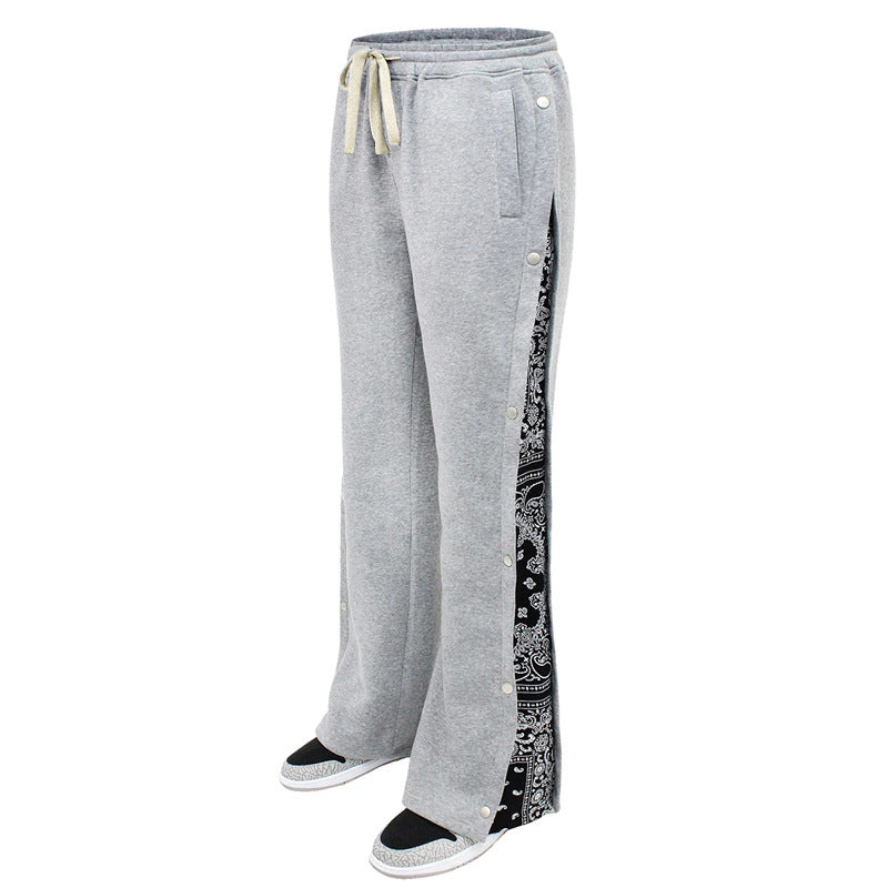 Herren Bequeme Freizeithosen mit Bandana-Muster Drune