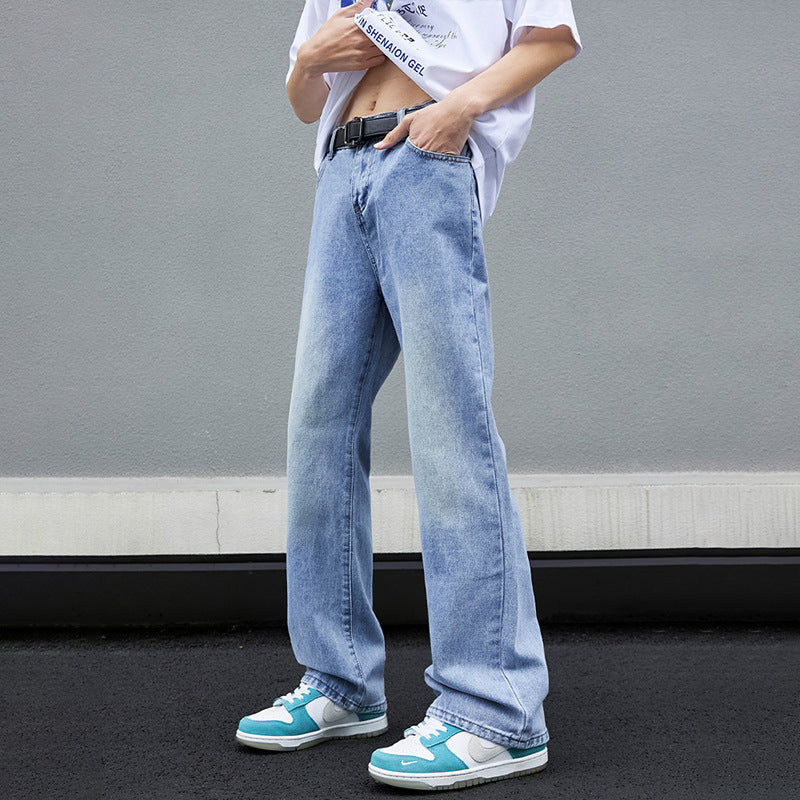 Herren Weitgeschnittene Denim-Jeans Drune
