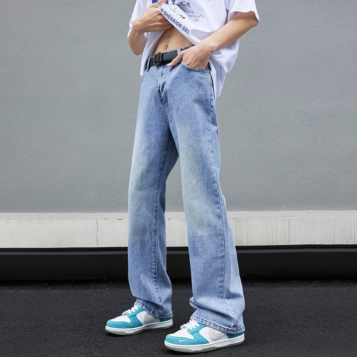Herren Weitgeschnittene Denim-Jeans Drune