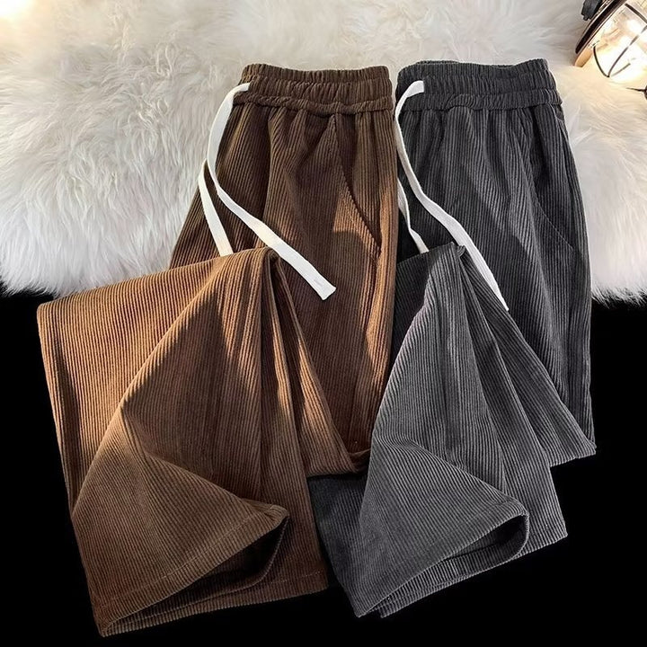 Damen Bequeme Cord-Hose Drune