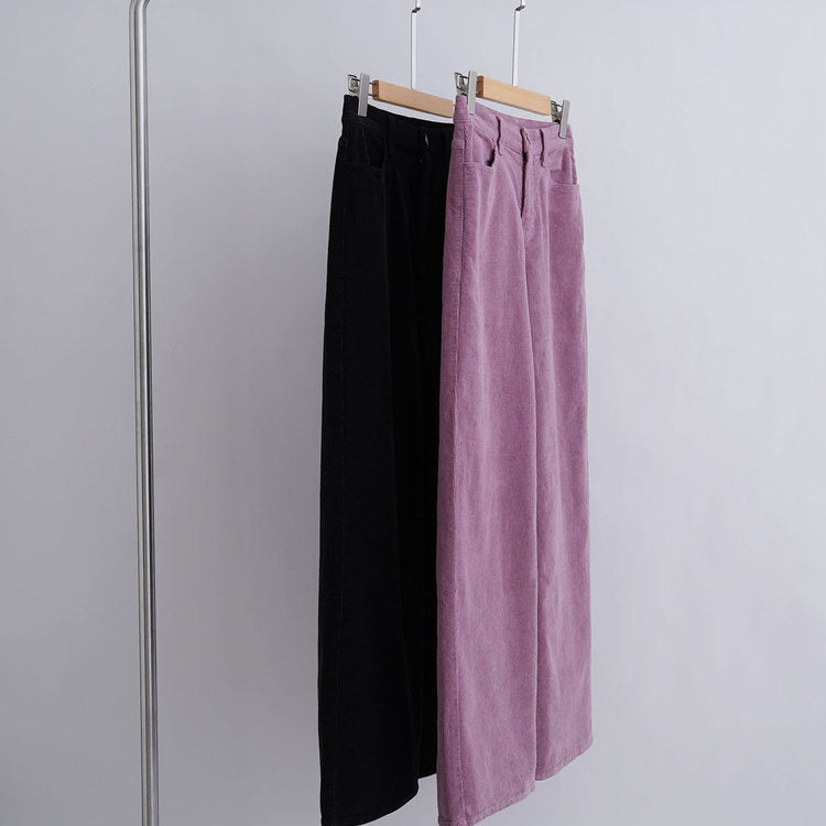 Damen Bequeme und weite Cordhose Drune