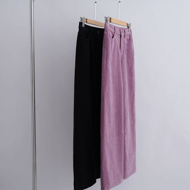 Damen Bequeme und weite Cordhose Drune
