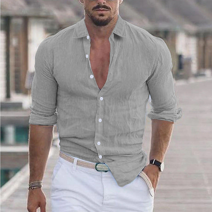 Herren Premium Hemd mit modernem Slim-Fit Schnitt und hautfreundlicher Textur Drune