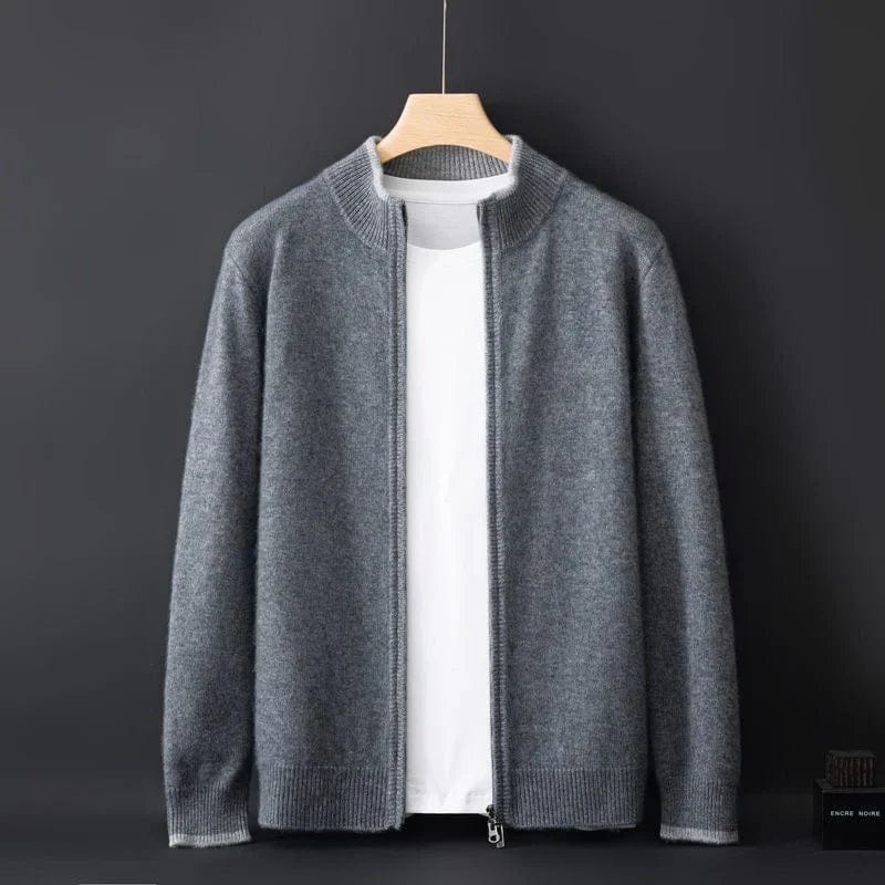 Drune | Bequeme Strickjacke Herren mit Reißverschluss für Alltag und Anlässe
