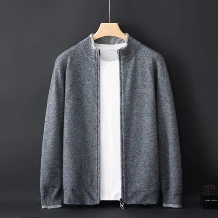 Drune | Bequeme Strickjacke Herren mit Reißverschluss für Alltag und Anlässe