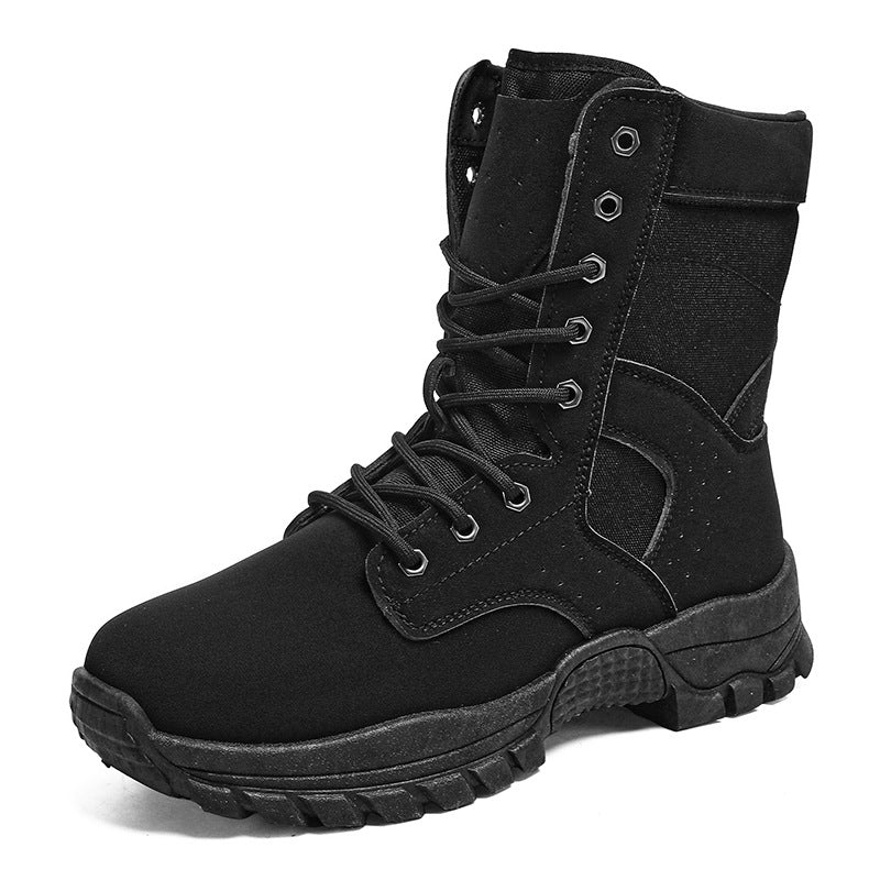 Herren Knöchelhohe Kampfstiefel mit Cordura‑Mix, verstärkter Schutzkappe und stoßdämpfender Mehrzonen‑Sohle Drune