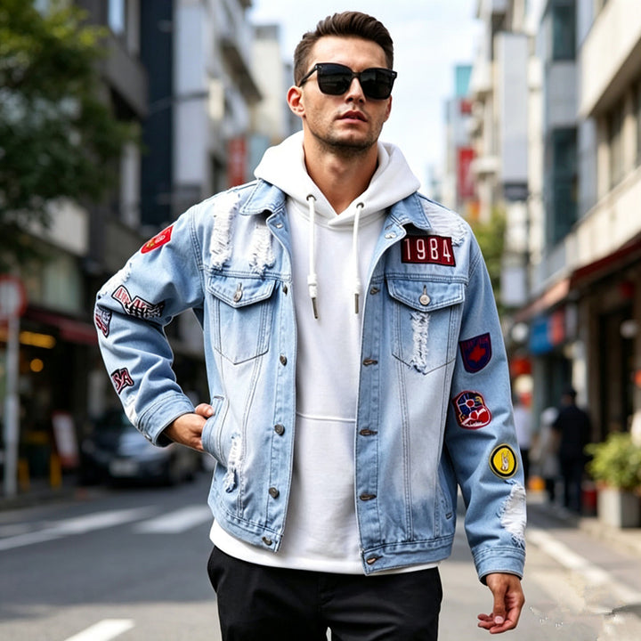 Herren Jeansjacke Drune