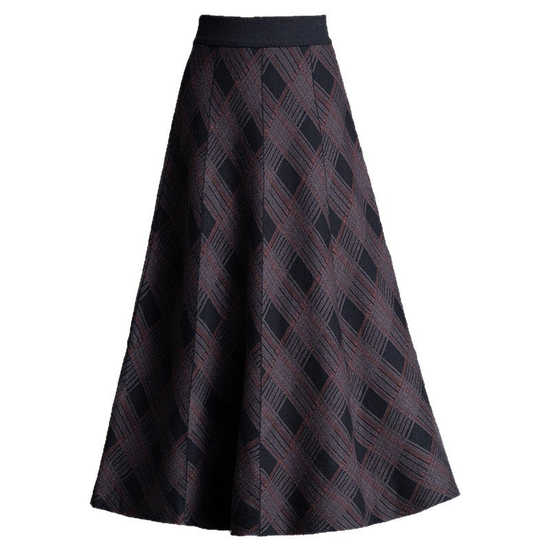 Damen Eleganter, plissierter Maxirock Drune