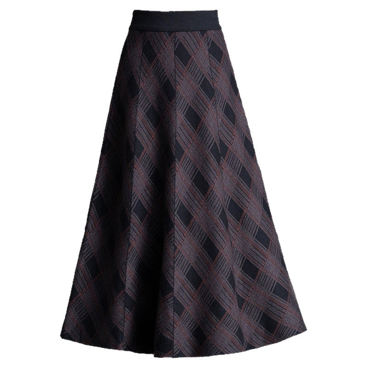 Damen Eleganter, plissierter Maxirock Drune