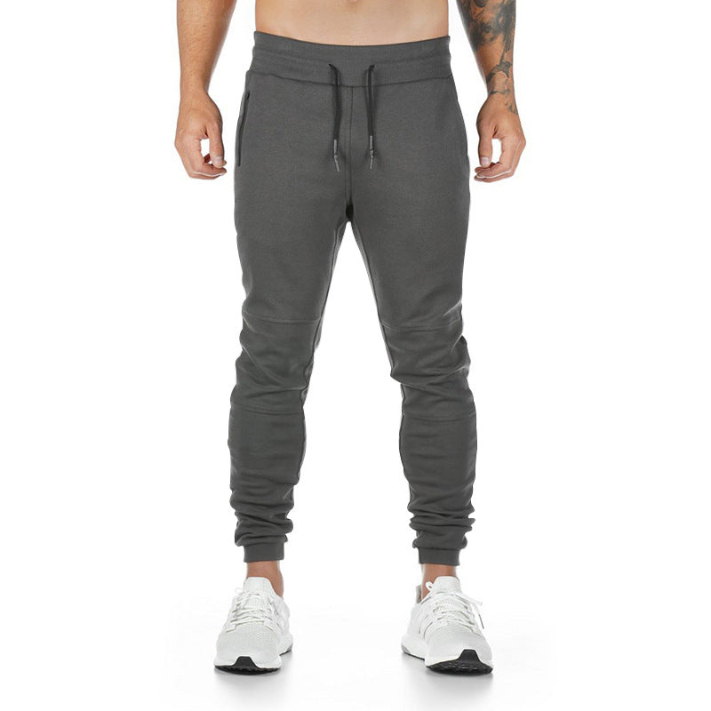 Herren Tapered-Sweat-Jogger mit Knie‑Paneel, verdeckten Reißverschlusstaschen & Komfortbund Drune