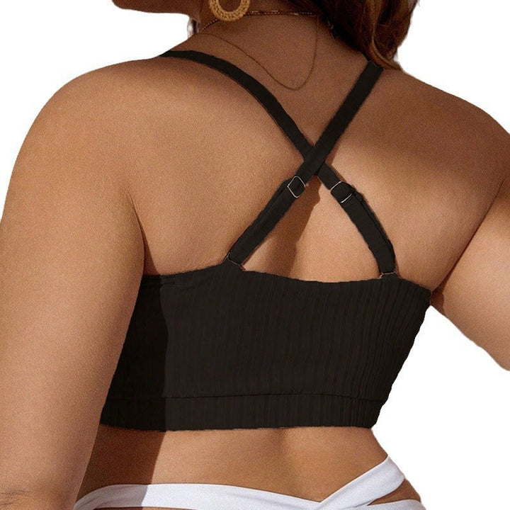 Damen Push-Up-Bikinioberteil mit raffiniertem Wickeldesign Drune