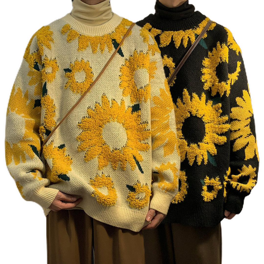 Damen Übergroßer Strickpullover Drune