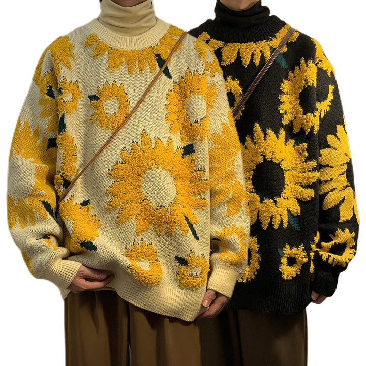 Damen Übergroßer Strickpullover Drune