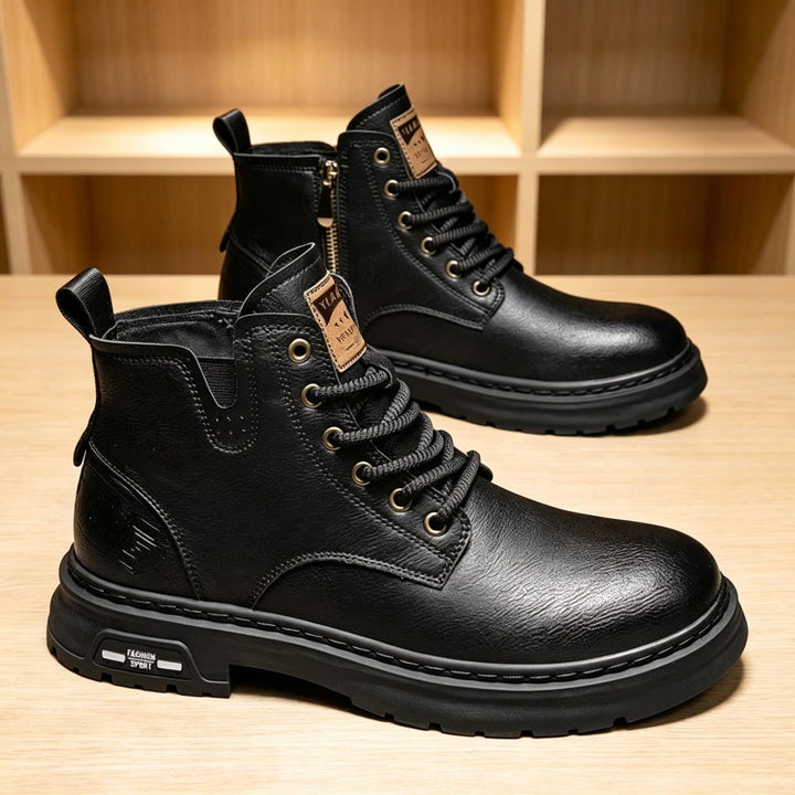 Herren Robuste Leder Boots Drune