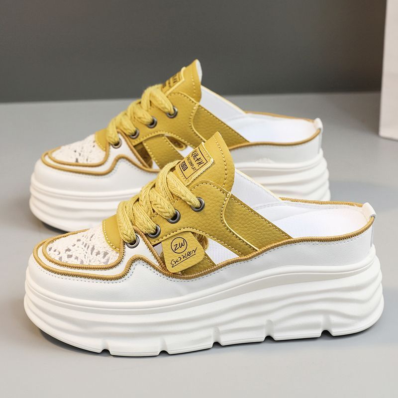 Damen Sneaker mit modischem Plateau und luftiger Schnürung Drune